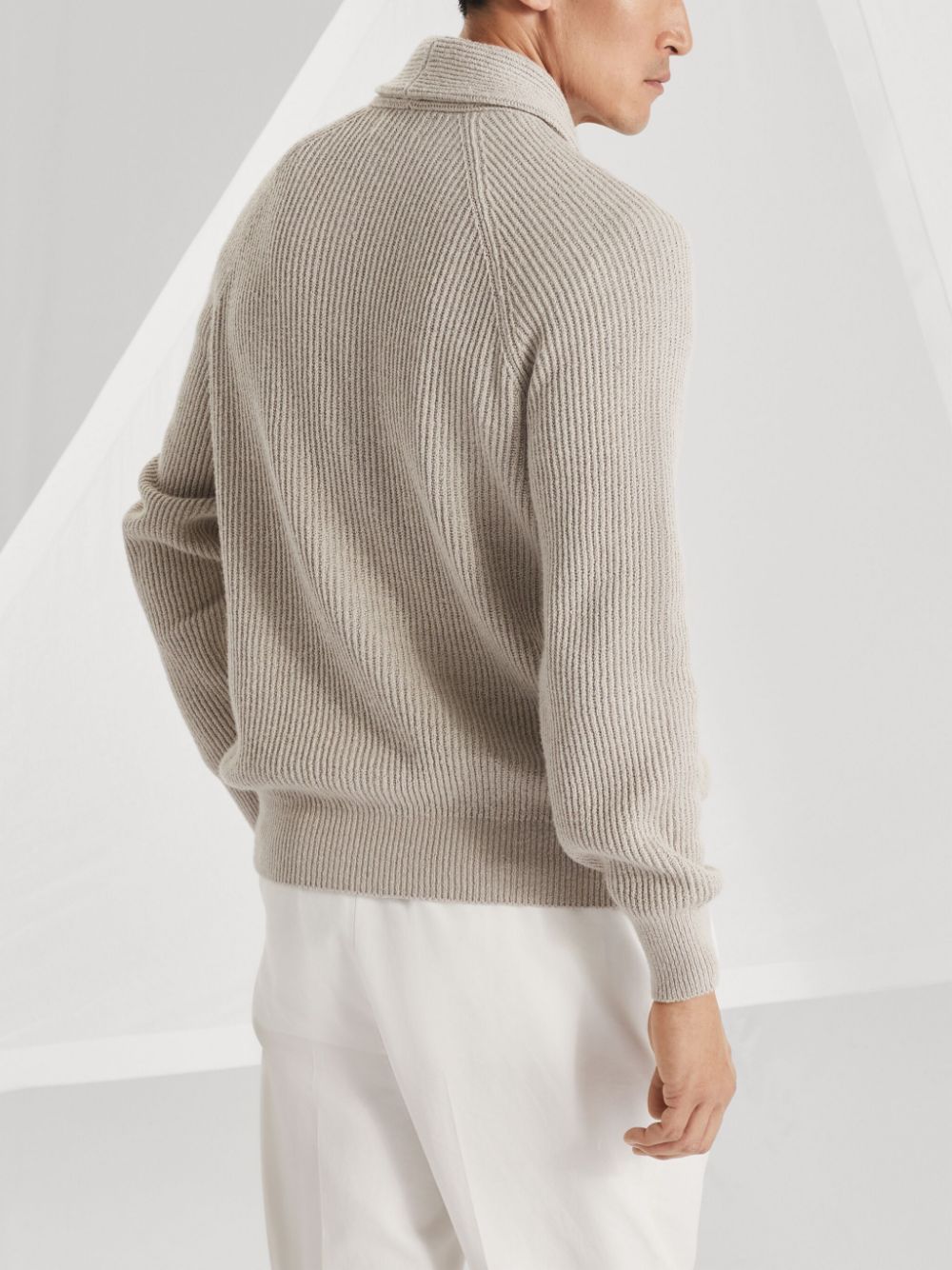 Brunello Cucinelli Sweaters Beige Cotton