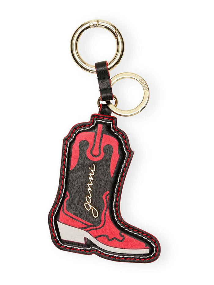 Ganni Keychains Red