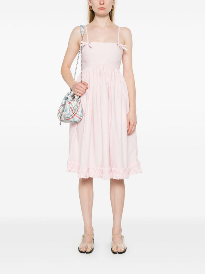 Ganni Dresses Pink Cotton