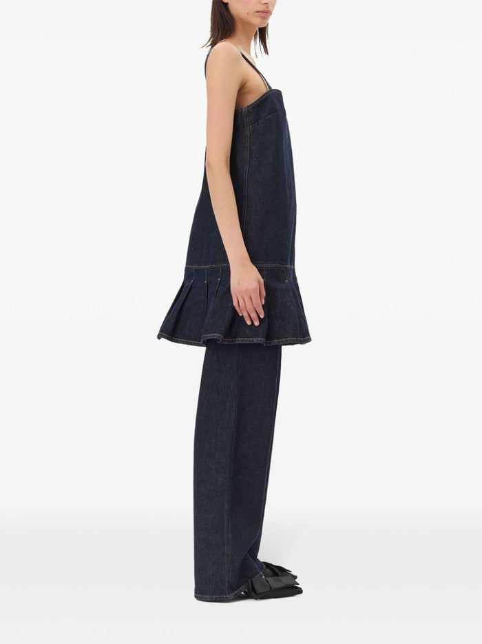 Ganni Dresses Blue Cotton