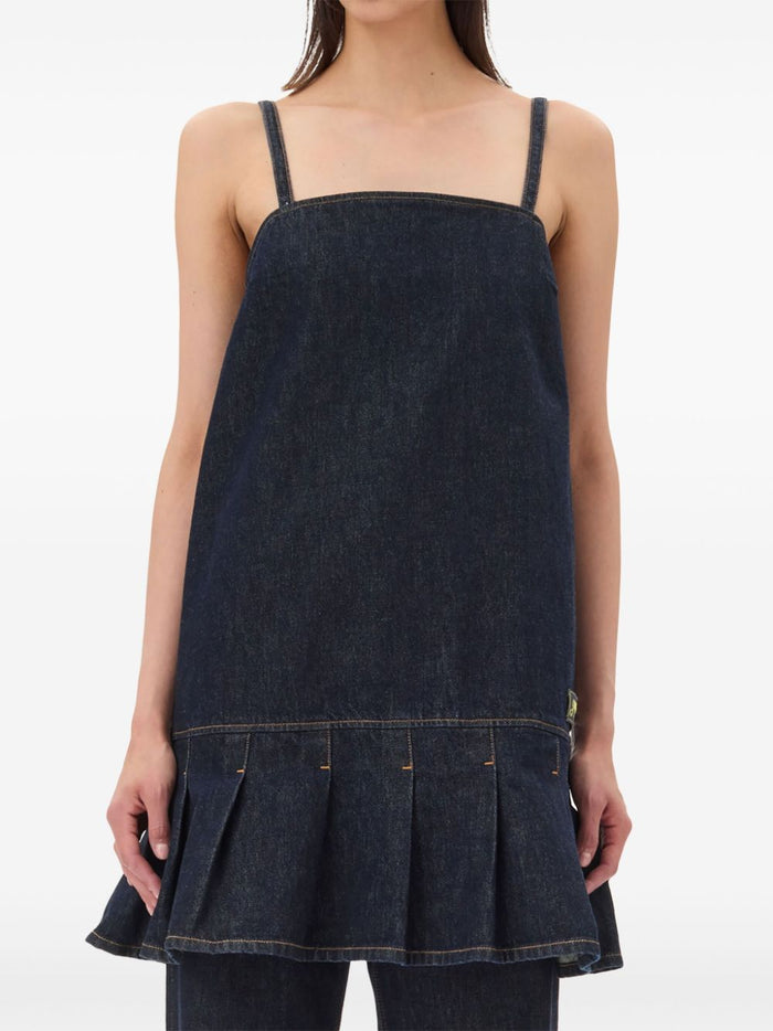 Ganni Dresses Blue Cotton