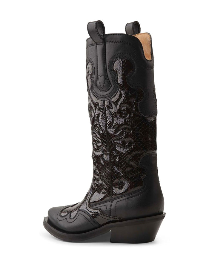 Ganni Boots Black