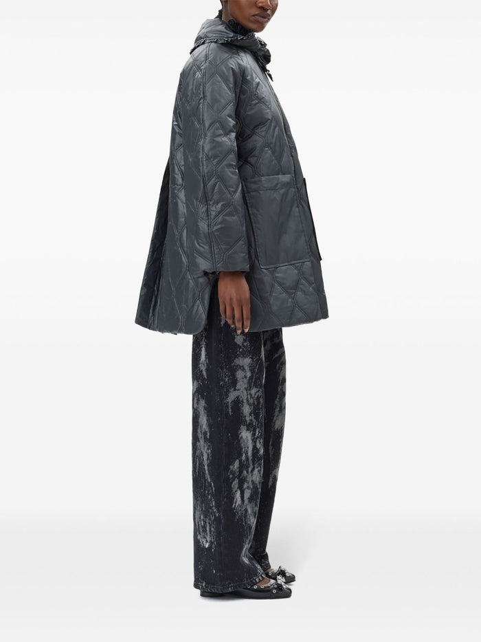 Ganni Jackets Black Nylon