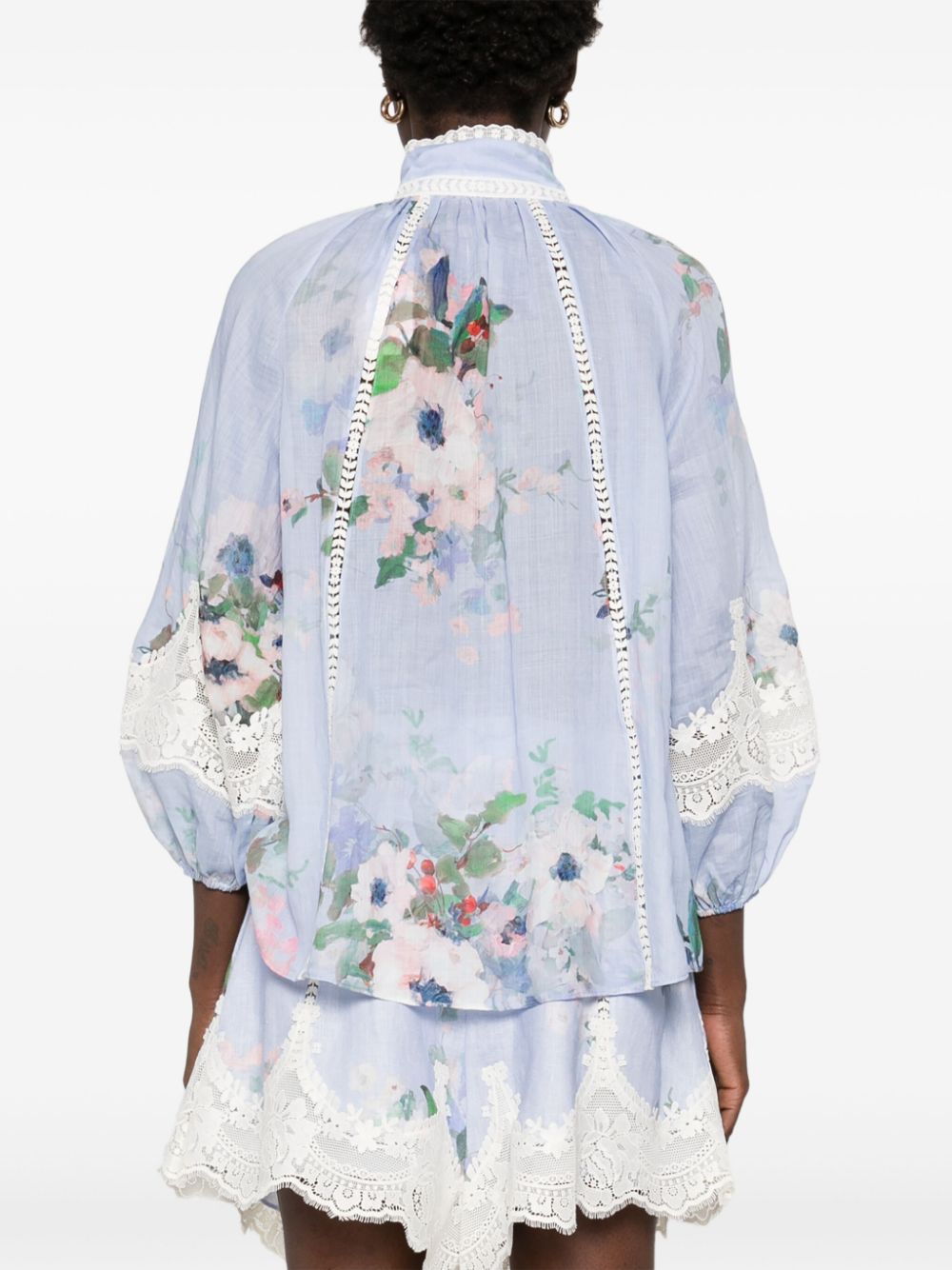 Zimmermann Shirts Clear Blue Polyester