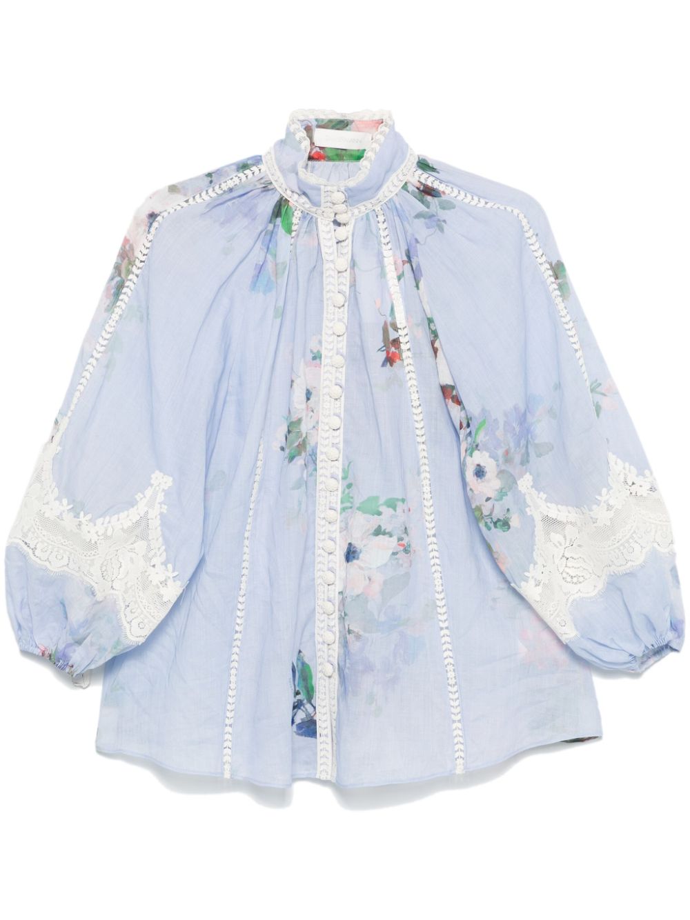 Zimmermann Shirts Clear Blue Polyester