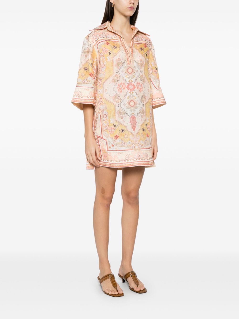 Zimmermann Dresses Beige Linen