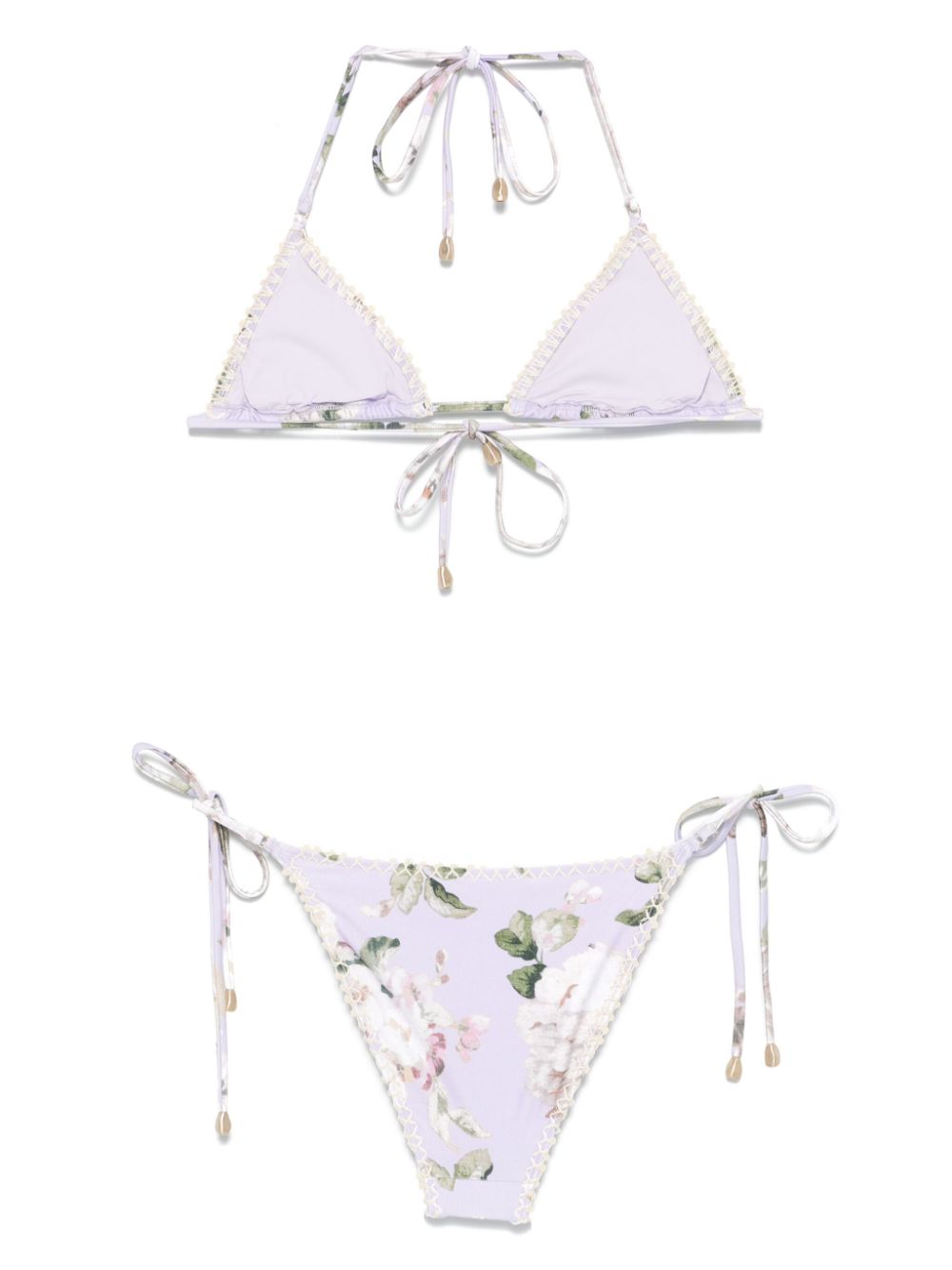 Zimmermann Sea Clothing Lilac Polyamide Elastane