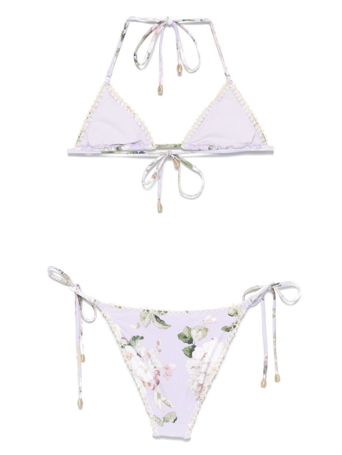 Zimmermann Sea Clothing Lilac Polyamide Elastane