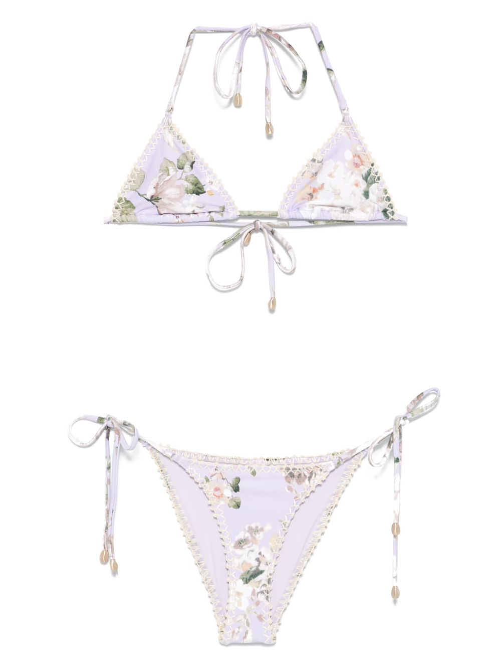 Zimmermann Sea Clothing Lilac Polyamide Elastane