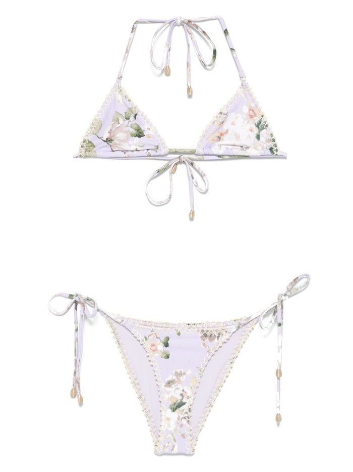 Zimmermann Sea Clothing Lilac Polyamide Elastane