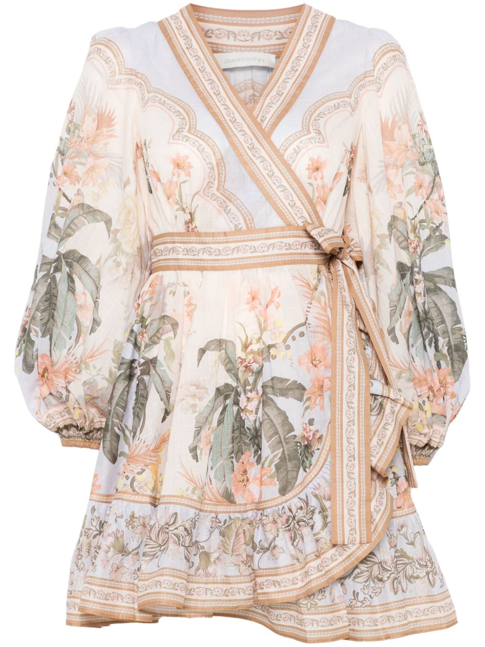 Zimmermann Dresses Beige Cotton