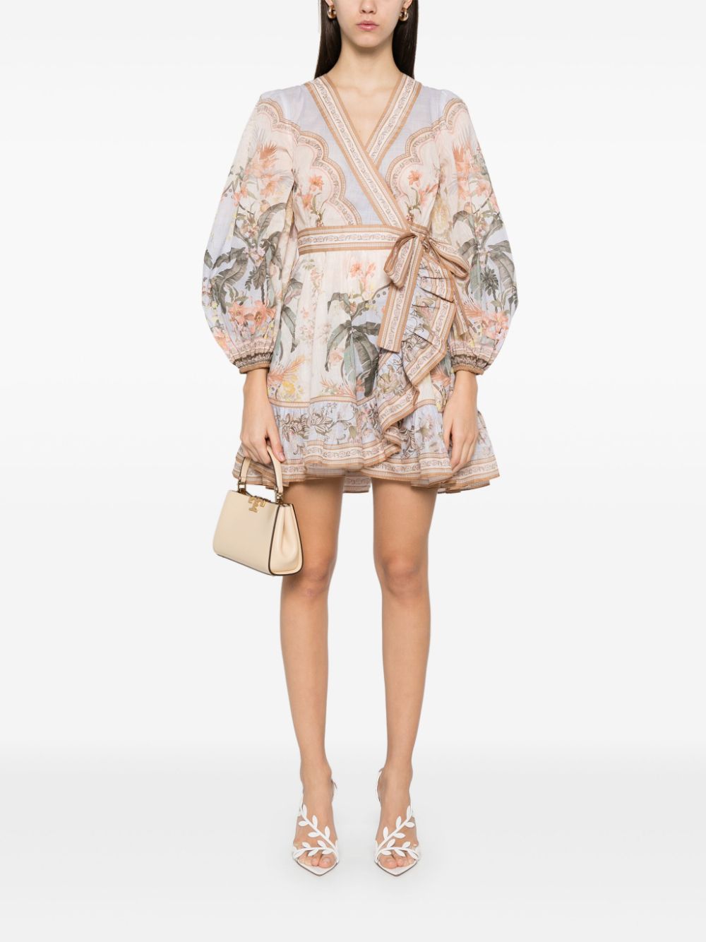 Zimmermann Dresses Beige Cotton