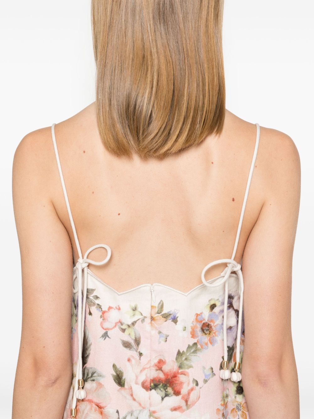 Zimmermann Dresses Pink Linen