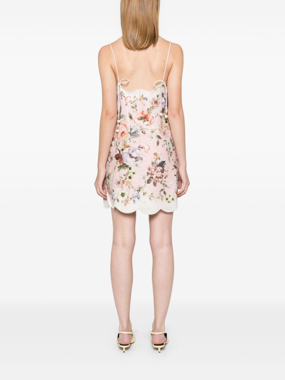 Zimmermann Dresses Pink Linen