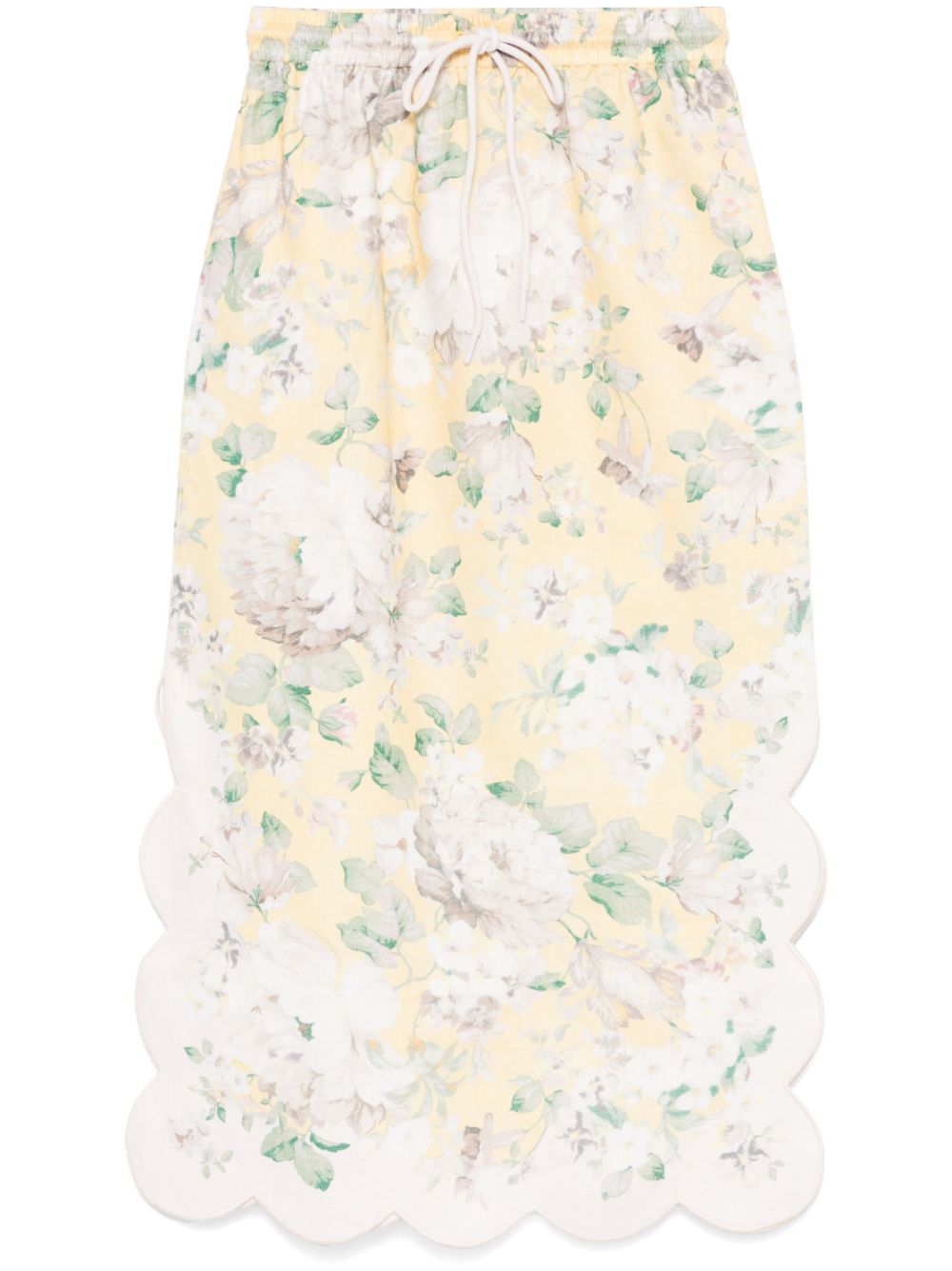 Zimmermann Skirts Yellow Linen
