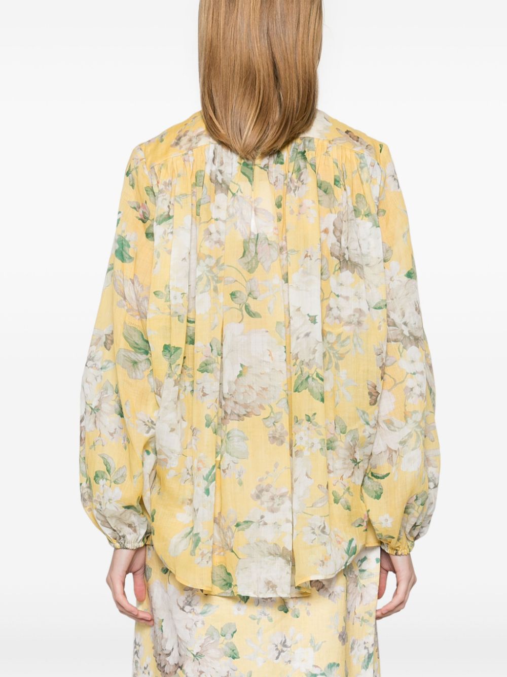 Zimmermann Shirts Yellow Linen