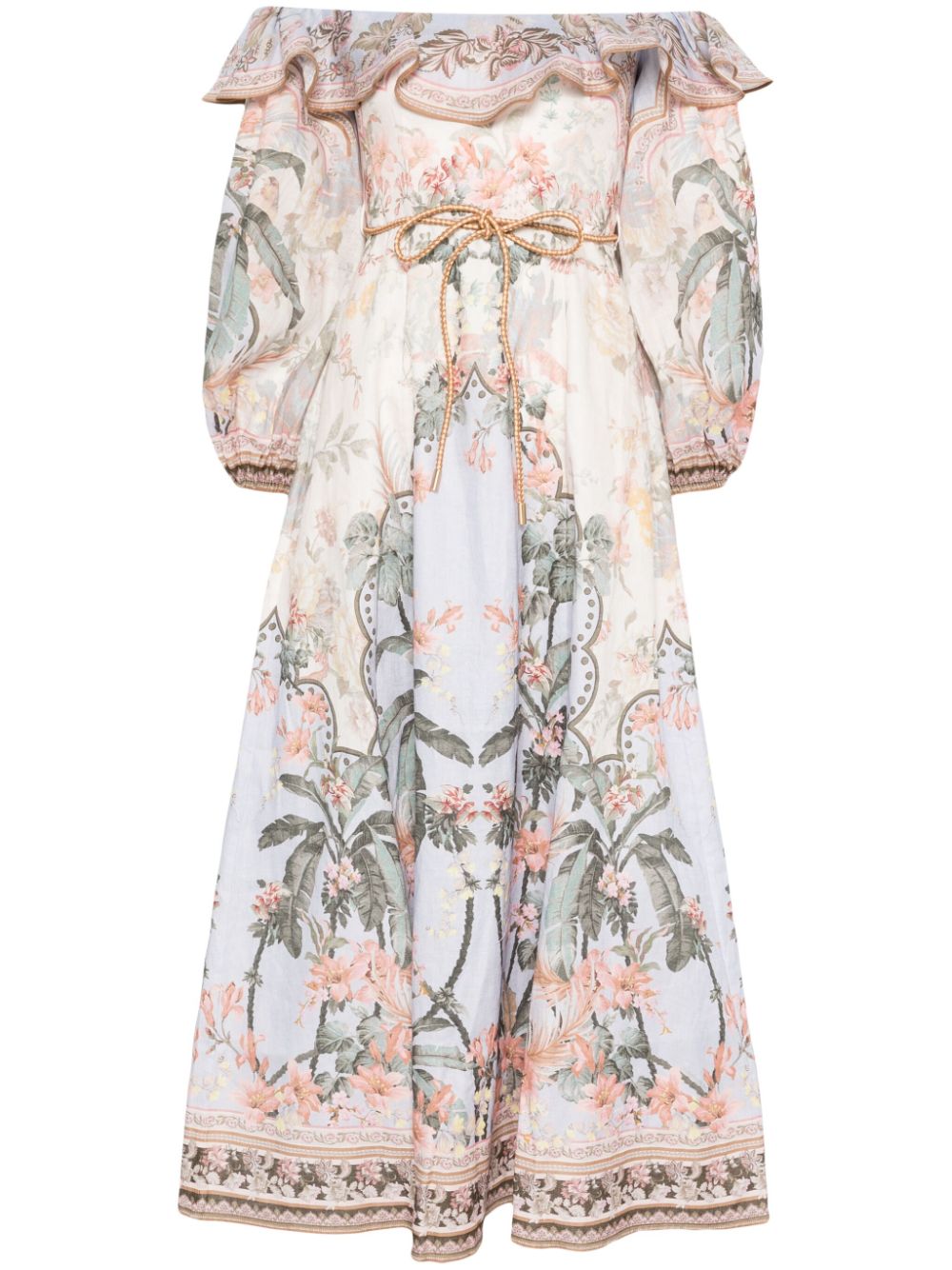 Zimmermann Dresses Beige Linen