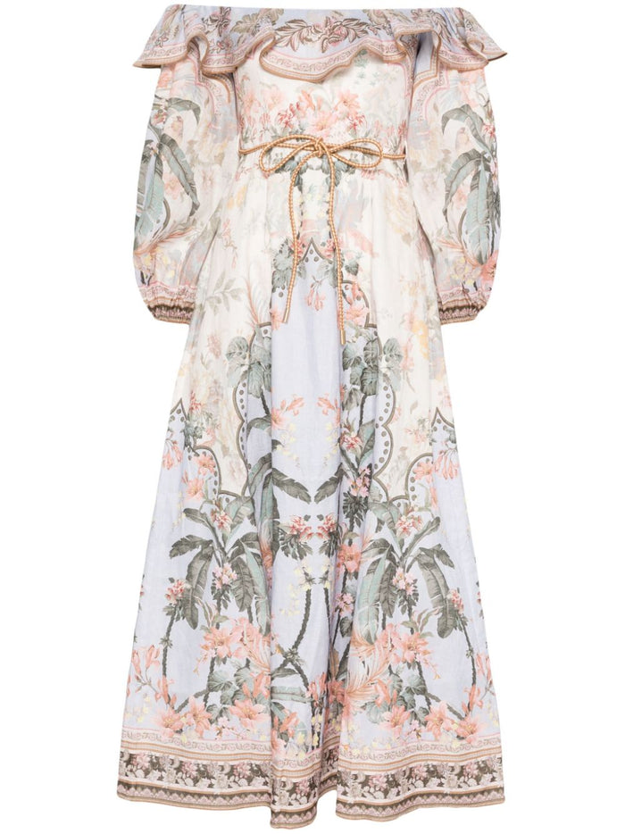 Zimmermann Dresses Beige Linen
