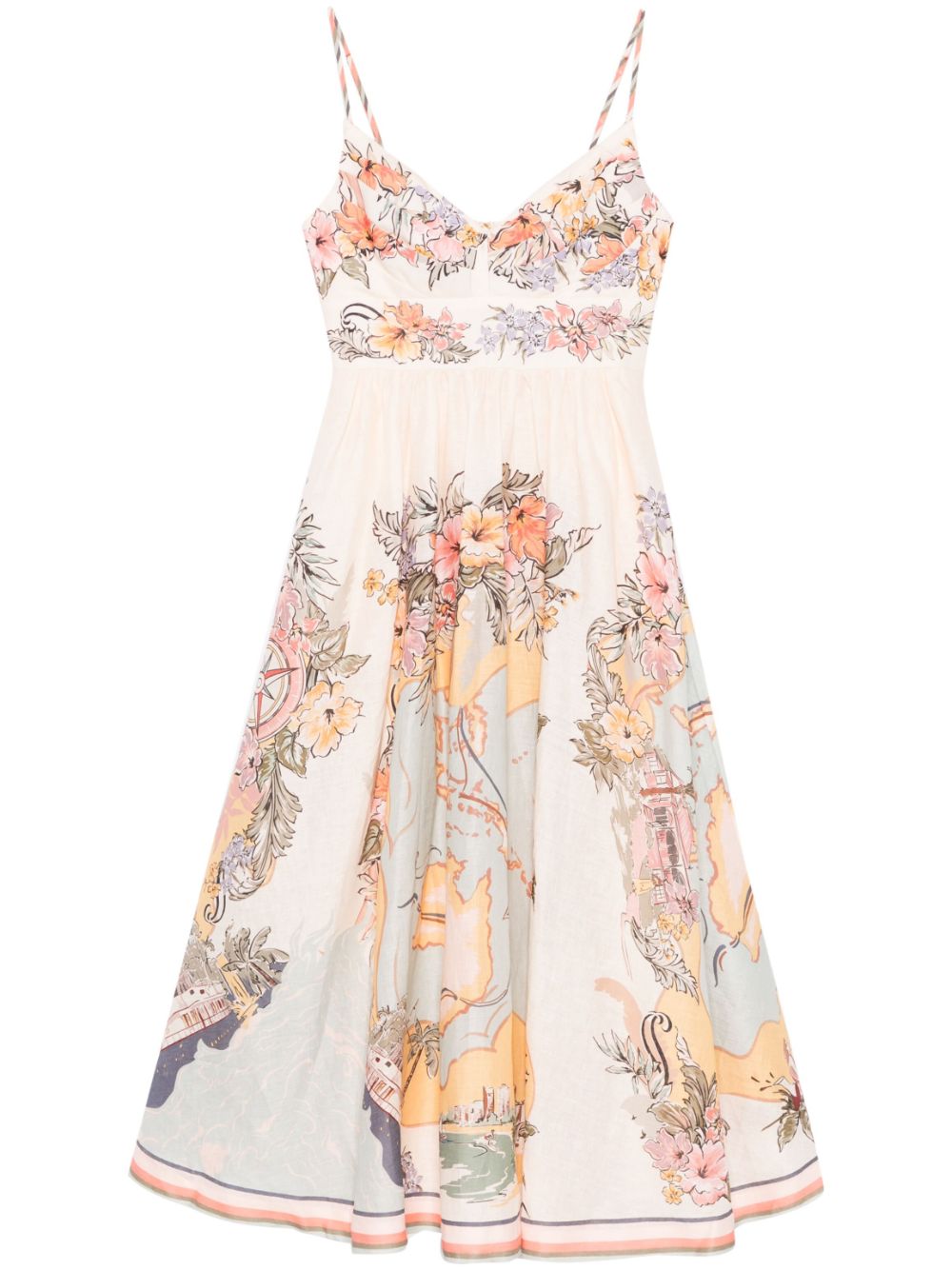 Zimmermann Dresses Beige Linen