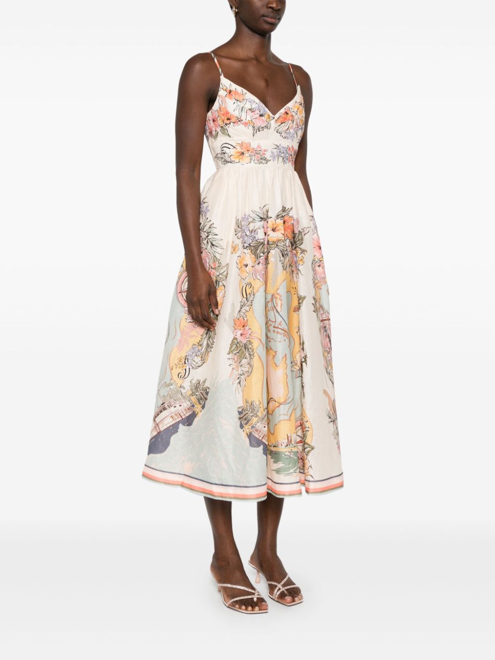 Zimmermann Dresses Beige Linen