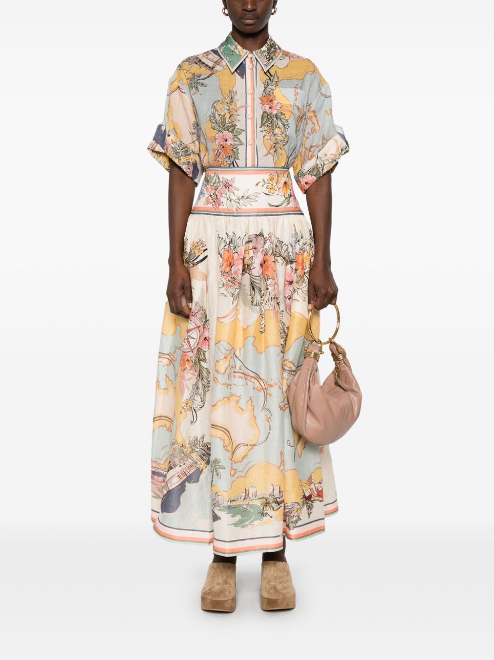 Zimmermann Shirts Beige Linen