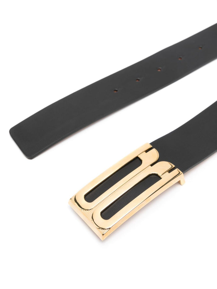 Victoria Beckham Belts Black Calf Leather