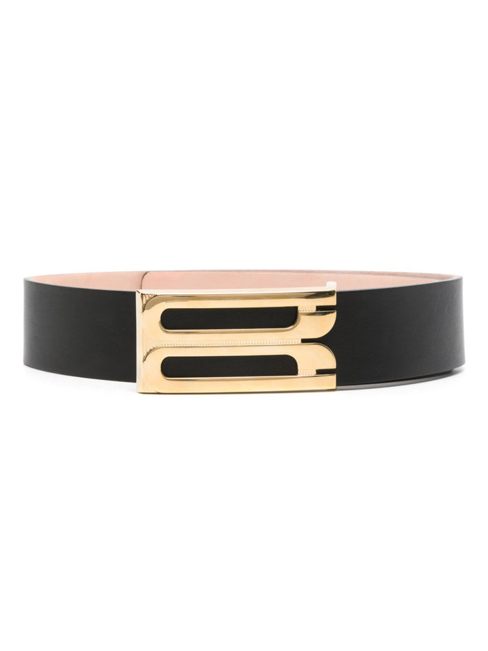Victoria Beckham Belts Black Calf Leather