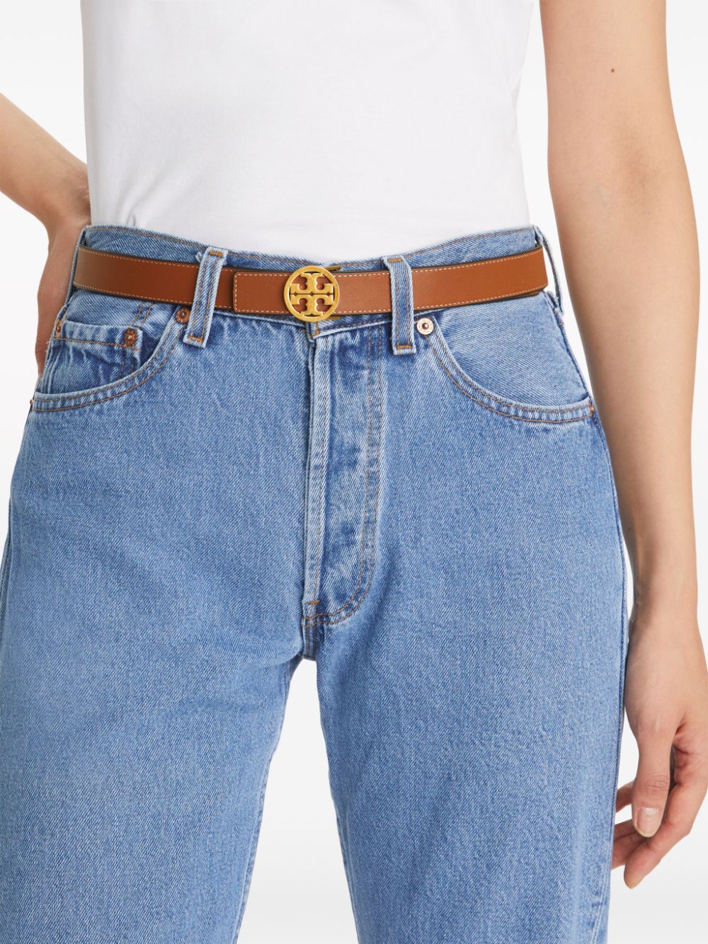 Tory Burch Belts Black Leather