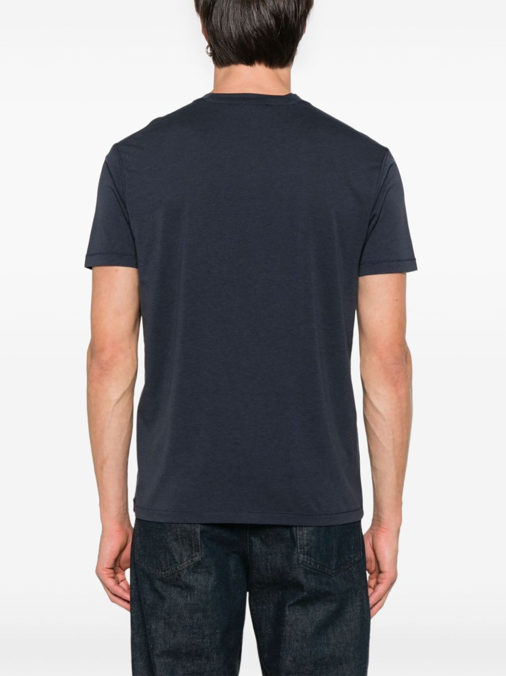 Tom Ford T-Shirts And Polos Blue Lyocell