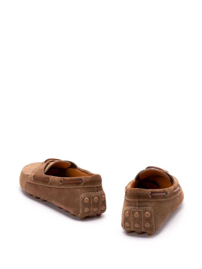 Tods Flat shoes Brown Suede