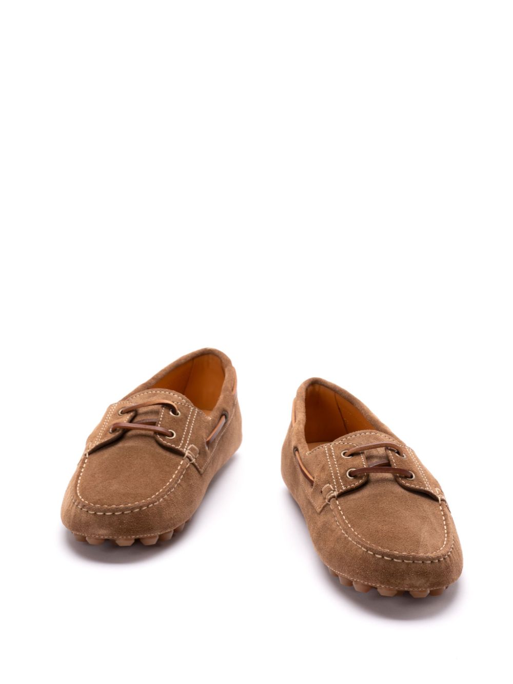 Tods Flat shoes Brown Suede
