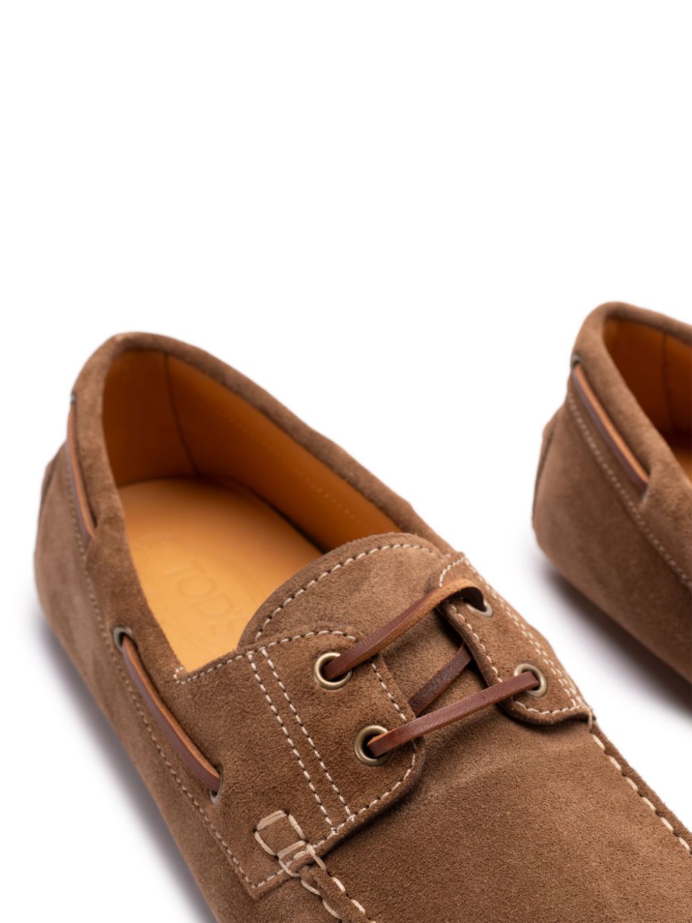 Tods Flat shoes Brown Suede
