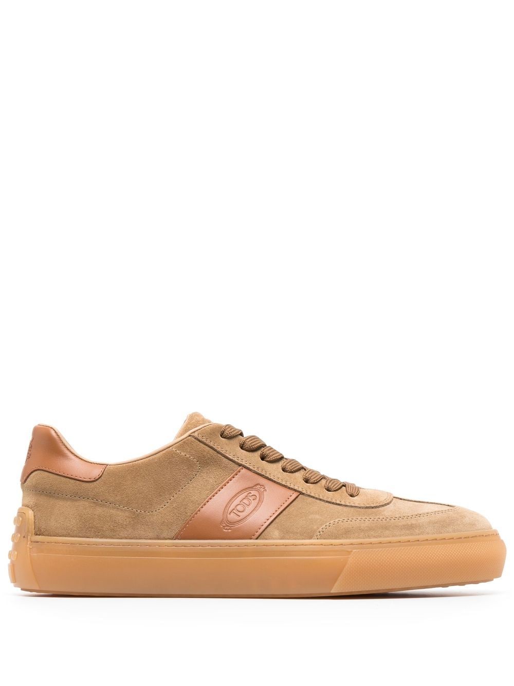Tods Sneakers Beige Suede