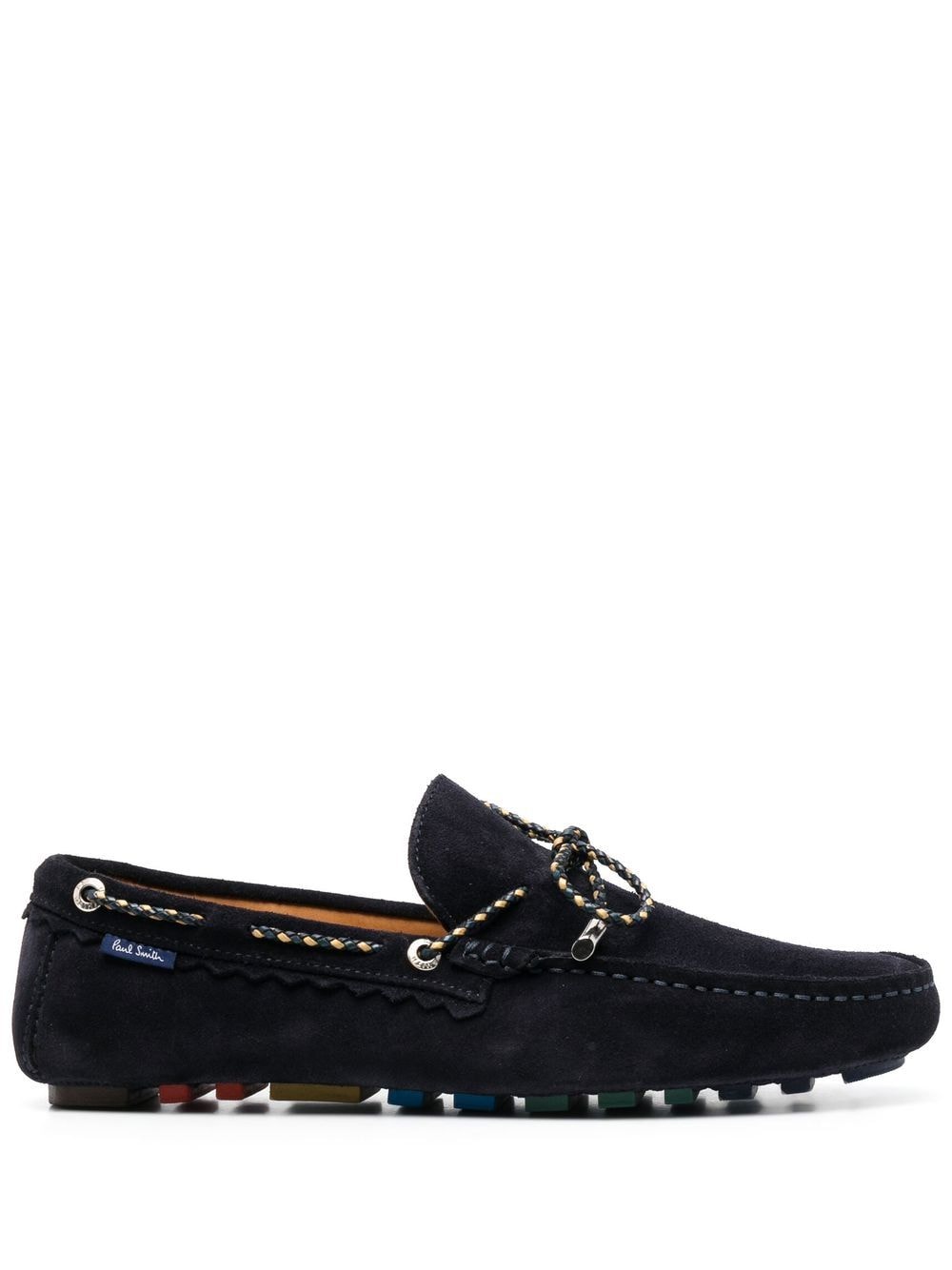Paul Smith Flat Shoes Blue Suede