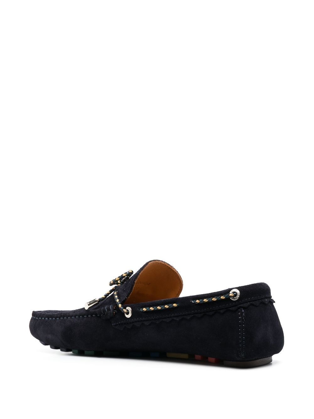 Paul Smith Flat Shoes Blue Suede