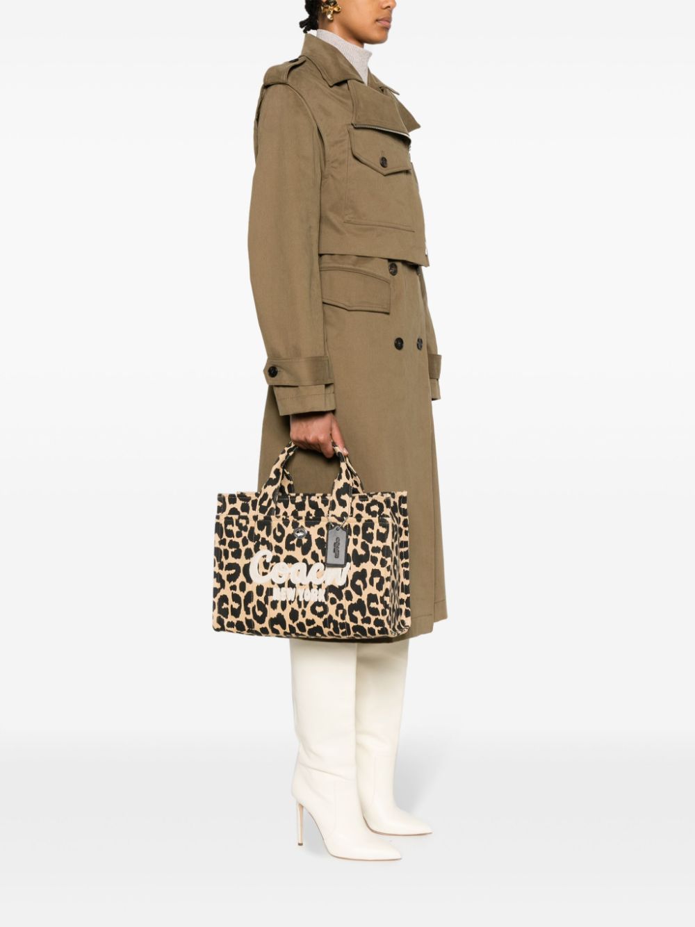 Coach Bags Brown Fabric