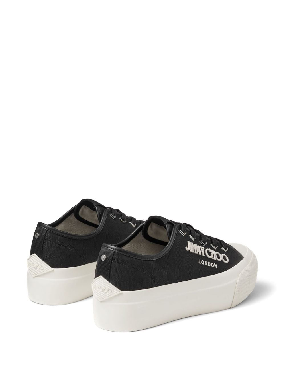 Jimmy Choo Sneakers Black Fabric Calf Leather