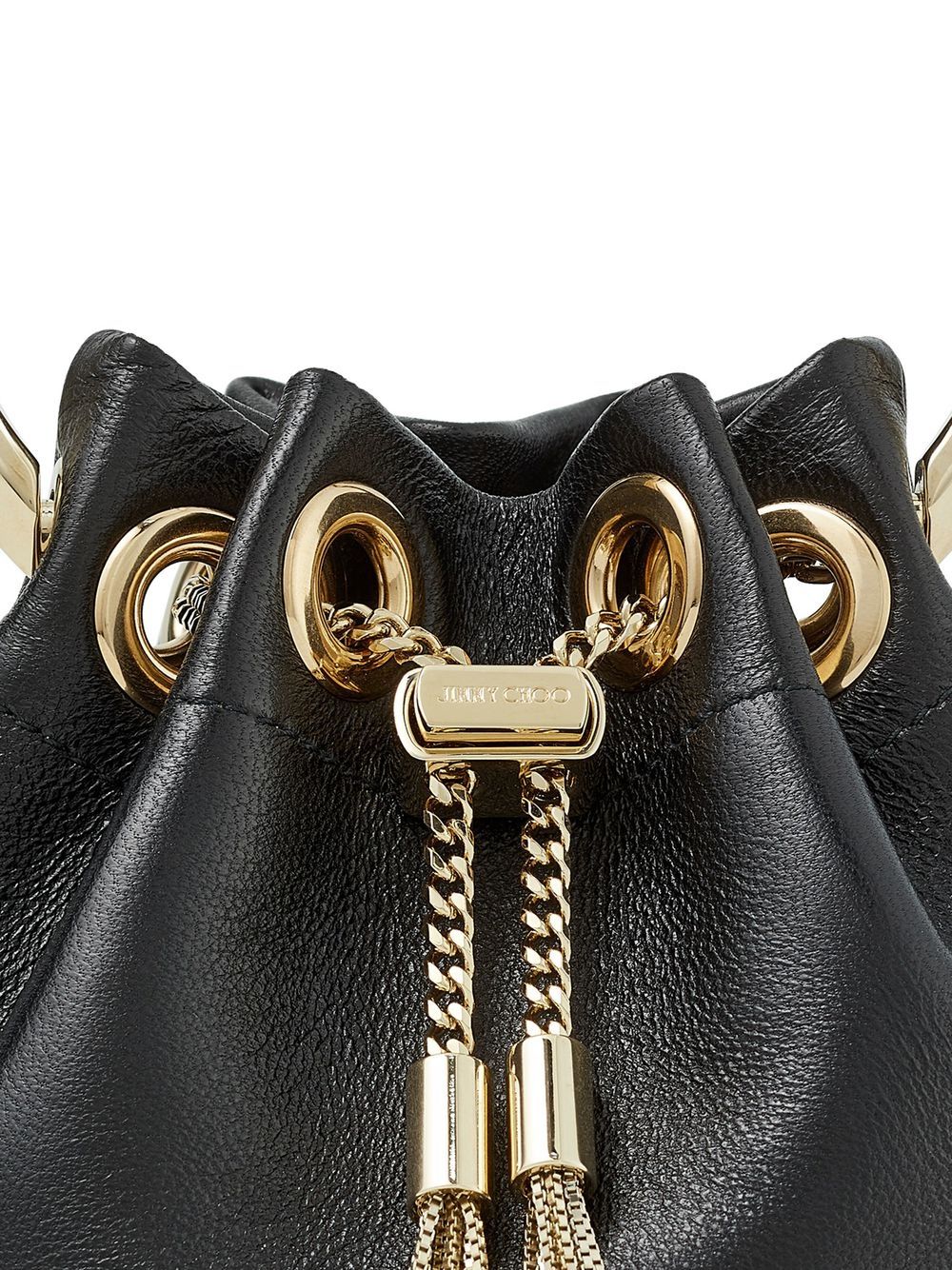 Jimmy Choo Bags Black Exterior: Lambskin
