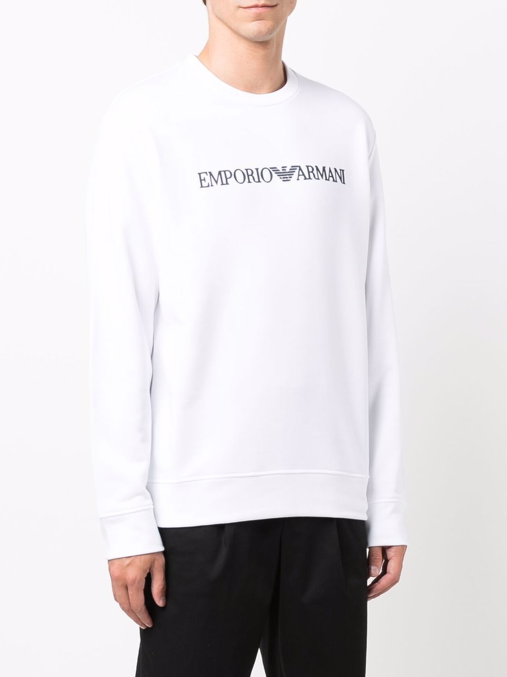 Emporio Armani Sweaters Bianco Main Material: Modal