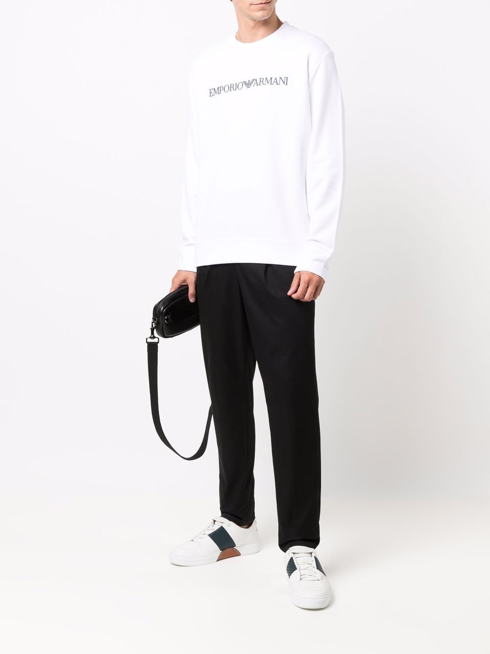 Emporio Armani Sweaters Bianco Main Material: Modal
