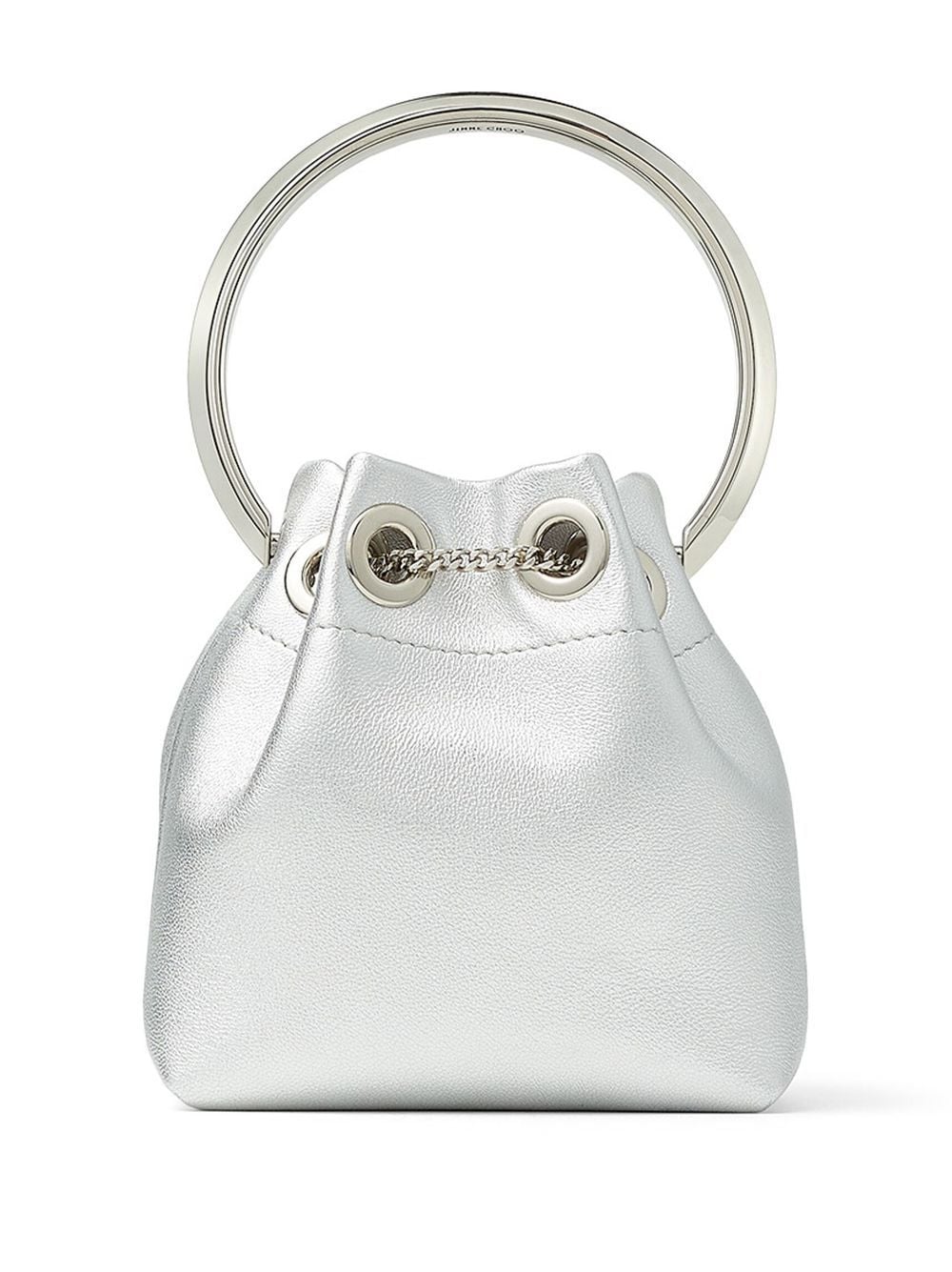 Jimmy Choo Bags Silver Exterior: Lambskin