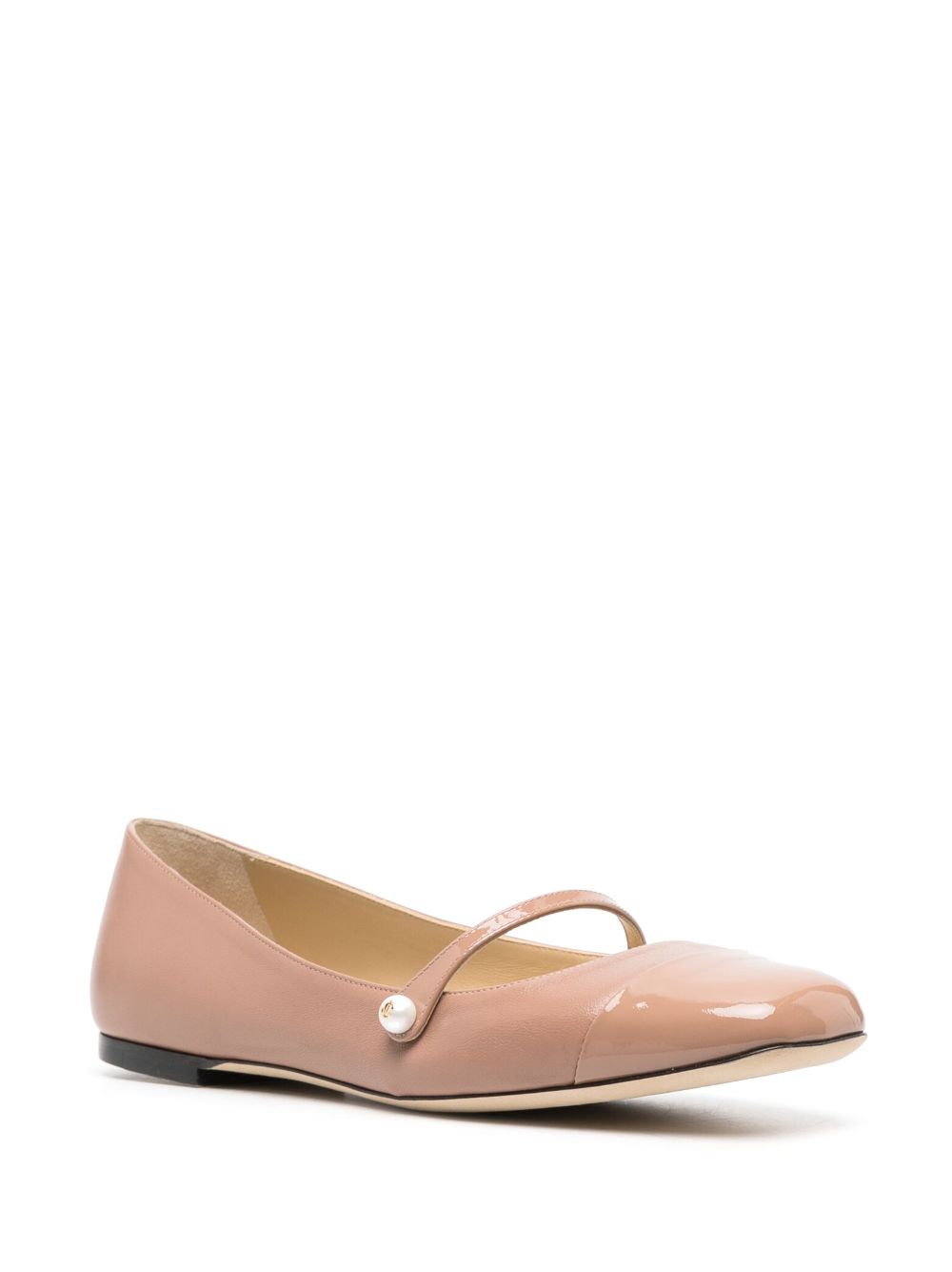 Jimmy Choo Flat Shoes Powder Calf Leather