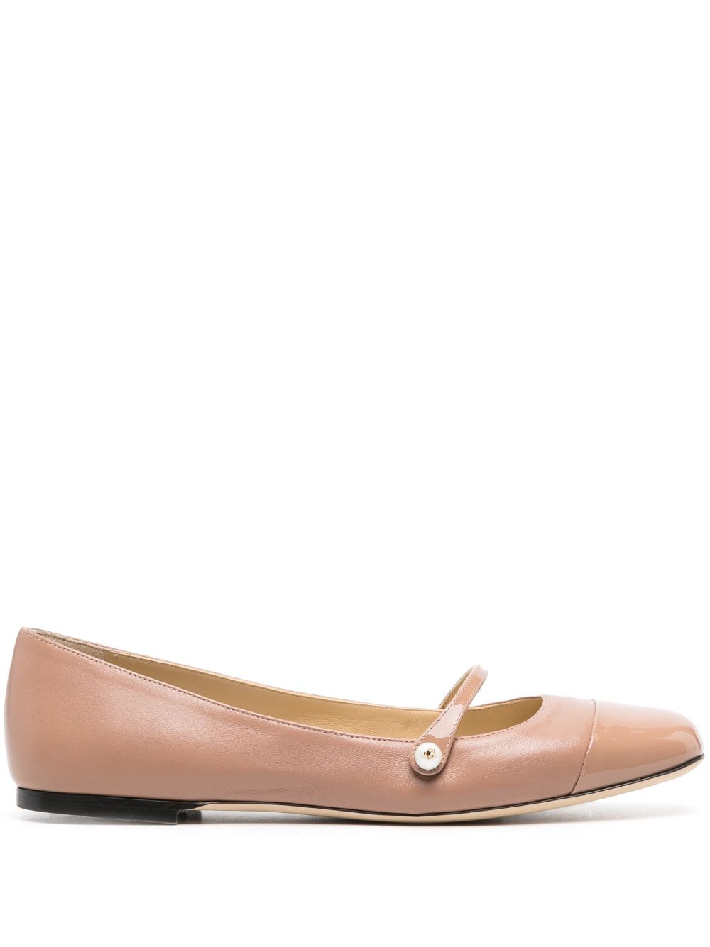 Jimmy Choo Flat Shoes Powder Calf Leather