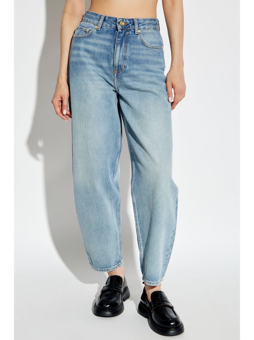 Ganni Jeans Clear Blue Organic Cotton