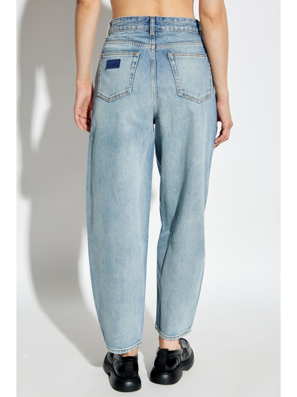 Ganni Jeans Clear Blue Organic Cotton
