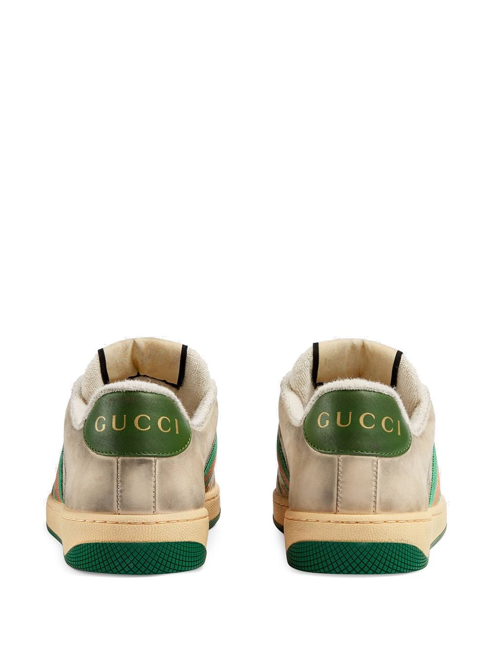 Gucci Sneakers Beige Calf Leather