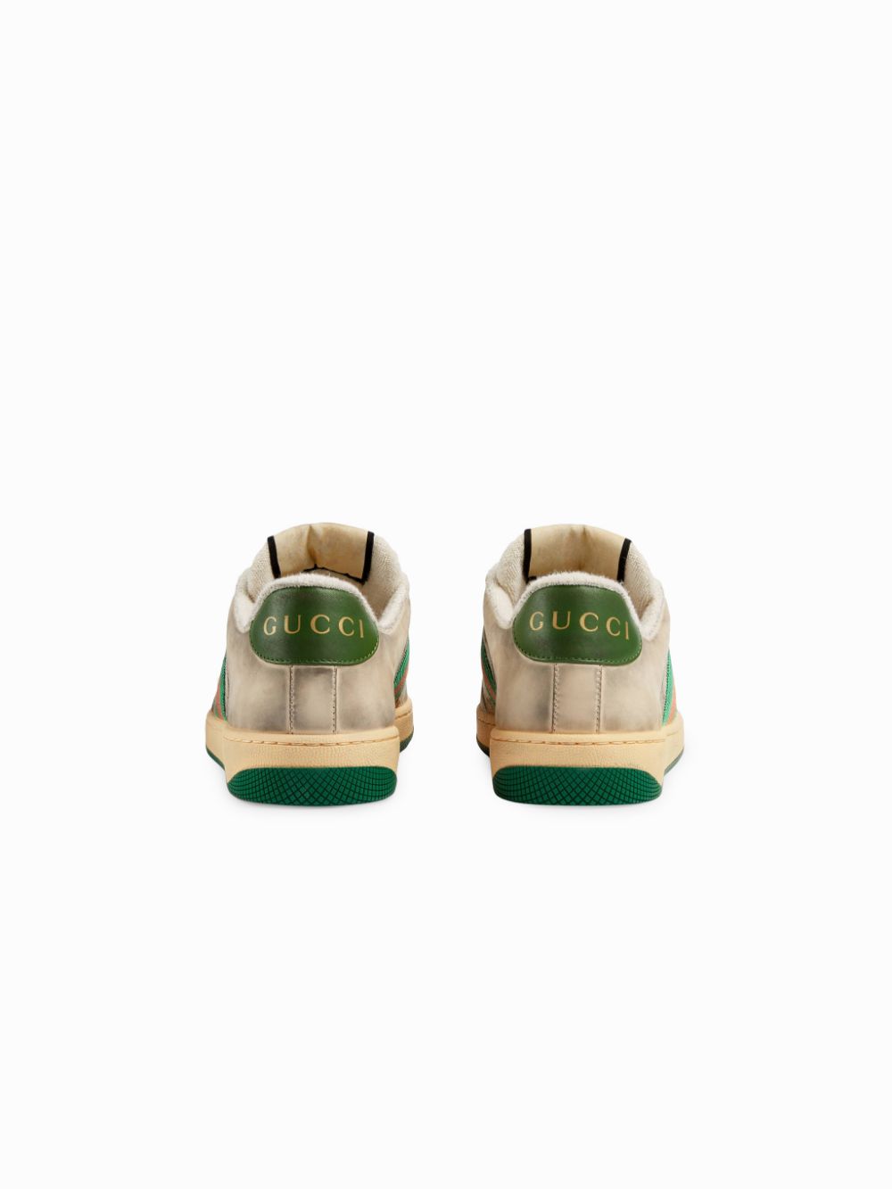 Gucci Sneakers Beige Calf Leather
