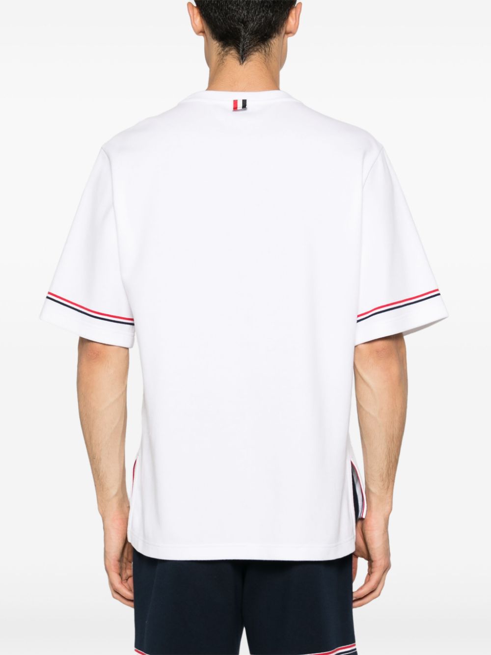 Thom Browne T-Shirts And Polos White Cotton
