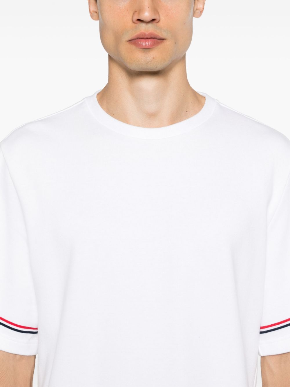Thom Browne T-Shirts And Polos White Cotton