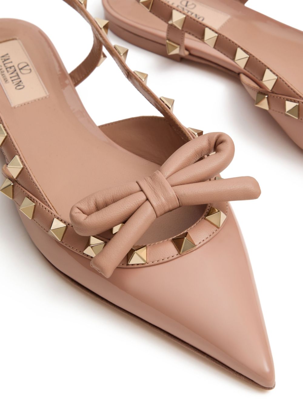 Valentino Garavani Flat Shoes Powder Calf Leather